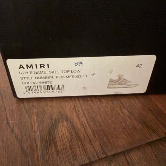 Amiri Skel Top Low – White - Picture 7 of 7